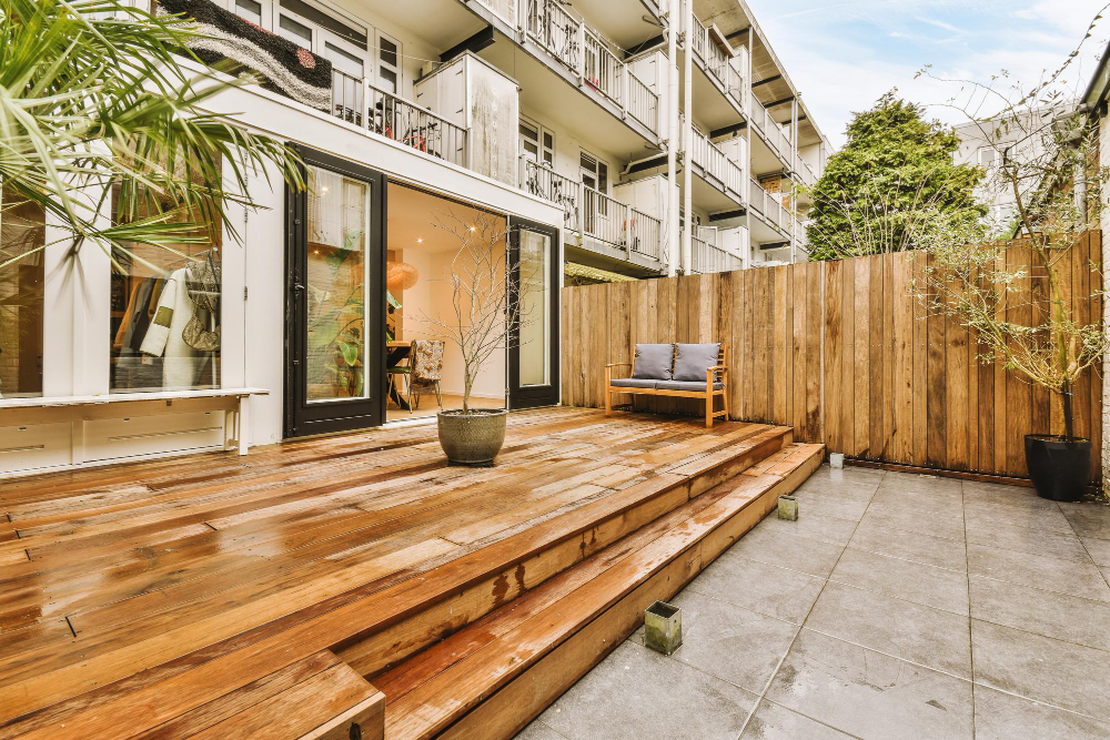 une terrasse extérieure pour un espace à la fois convivial